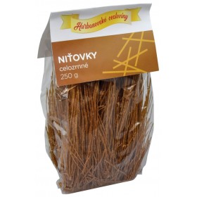 Cestoviny nitovky hladké 250g CELOZRNNÉ  (A)